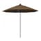 California Umbrella 9' Black Aluminum Market Patio Umbrella, Sunbrella Cocoa 194061335291 - alternate 1